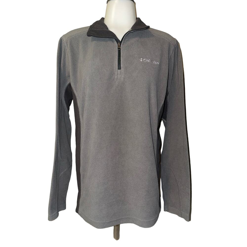 Columbia Women's Gray 1/4 Zip Pullover Long Sleeve Sweatshirt Size XSmall